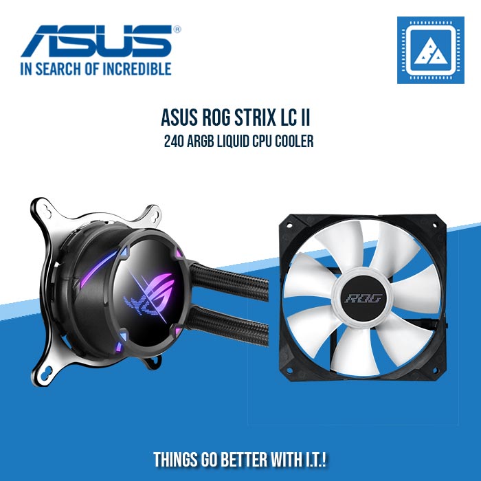 ASUS ROG STRIX LC II 240 ARGB LIQUID CPU COOLER ASUS ROG STRIX LC II 240 ARGB LIQUID CPU COOLER